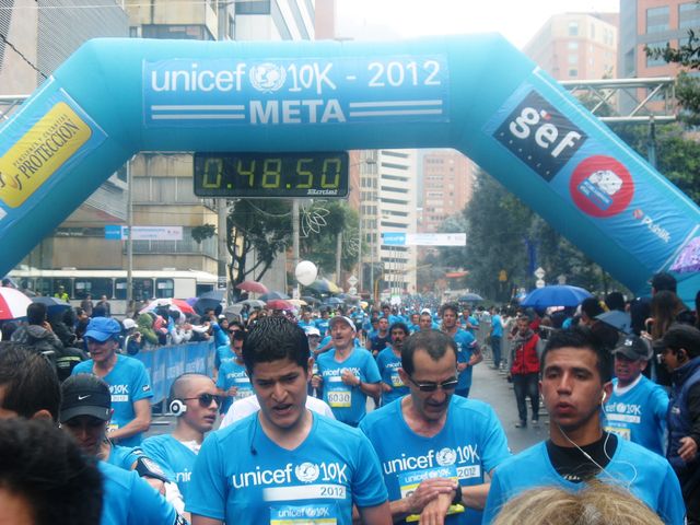 LLEGADA CARRERA UNICEF